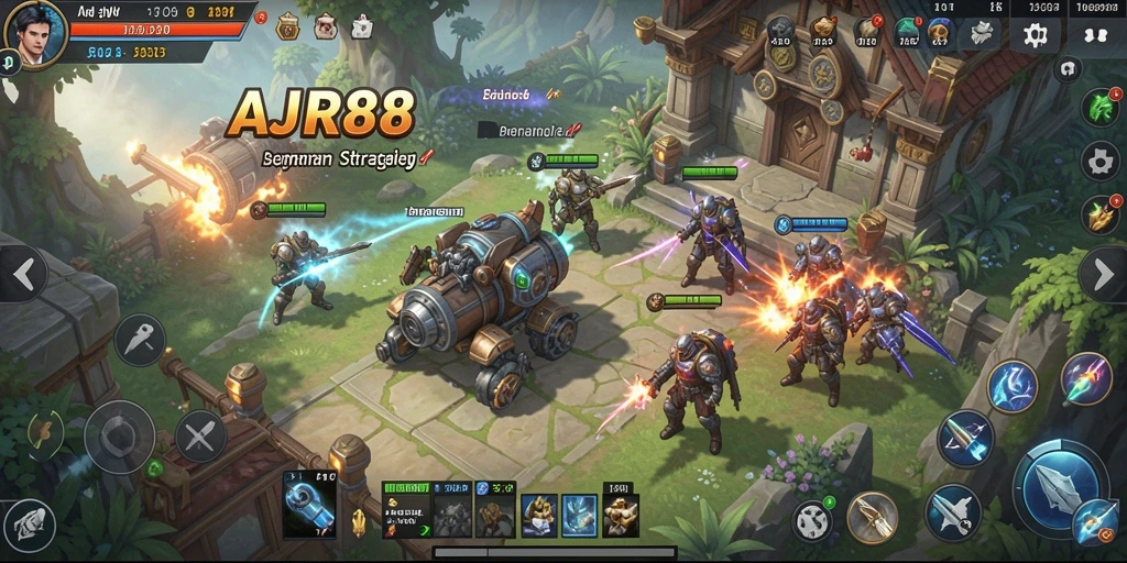 Tampilan gameplay AJR88 yang mendebarkan dan penuh strategi.