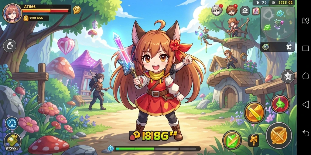 Gameplay seru dan interaktif dari AT866 yang penuh warna.