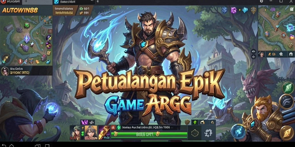 Tampilan gameplay ARPG yang mendebarkan dan penuh aksi.