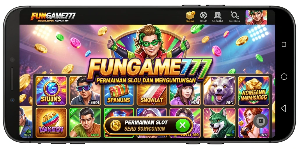 Tampilan seru gameplay slot FUNGAME777 yang menarik dan menghibur.