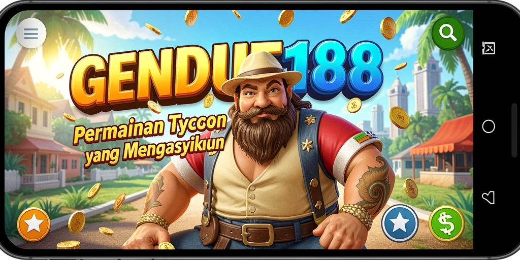Screenshot GENDUT188 menunjukkan gameplay Tycoon yang menarik.