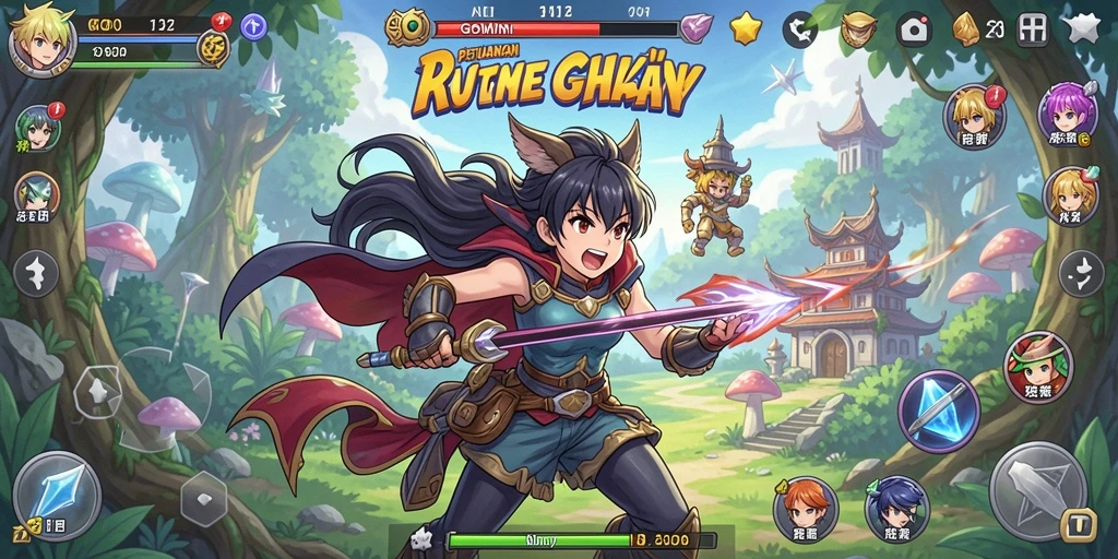 Tampilan menarik dari gameplay GOWIN yang penuh aksi.