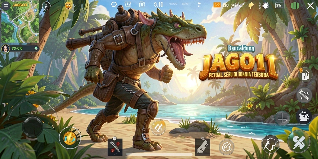Tampilan seru gameplay Open World di JAGO11 dengan detail menawan.