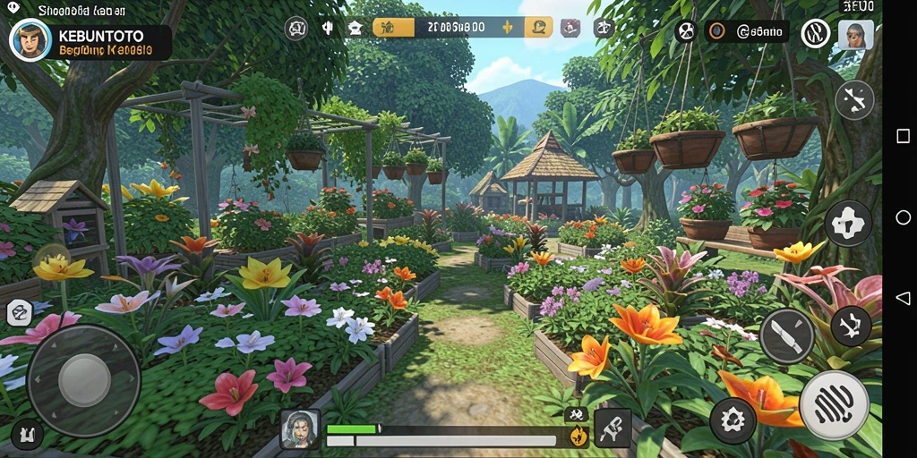 Tampilan gameplay KEBUNTOTO yang menarik dan interaktif.