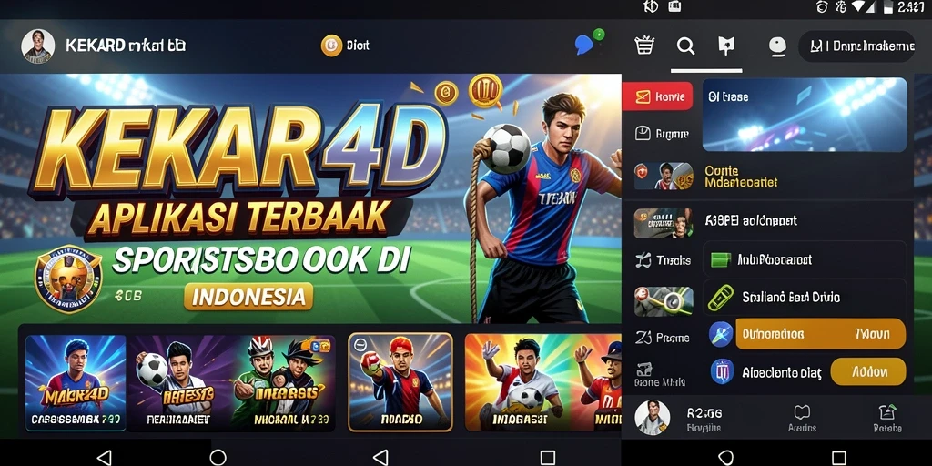 Tampilan gameplay menarik dari aplikasi Sportsbook KEKAR4D.