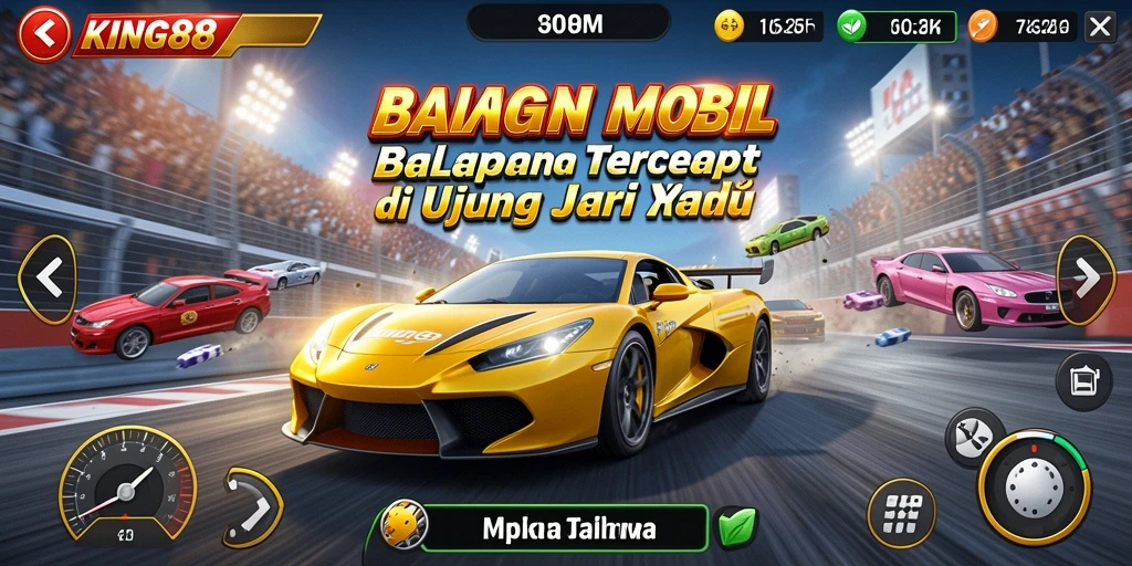 Gameplay Racing yang penuh aksi dan seru di KING88.