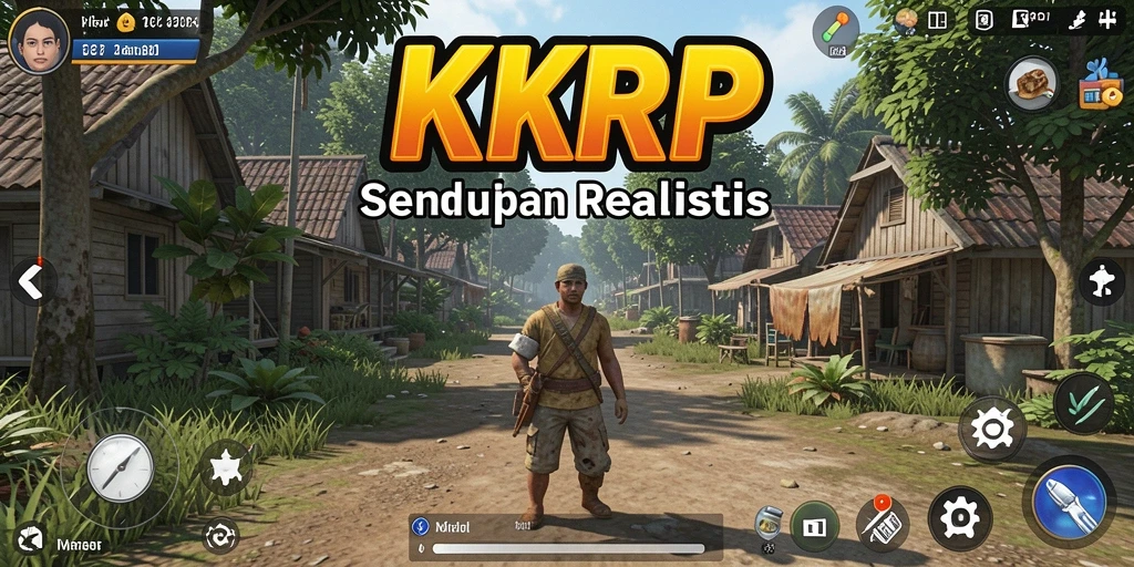 Screenshot KKRP menampilkan karakter berinteraksi dalam kehidupan sehari-hari.