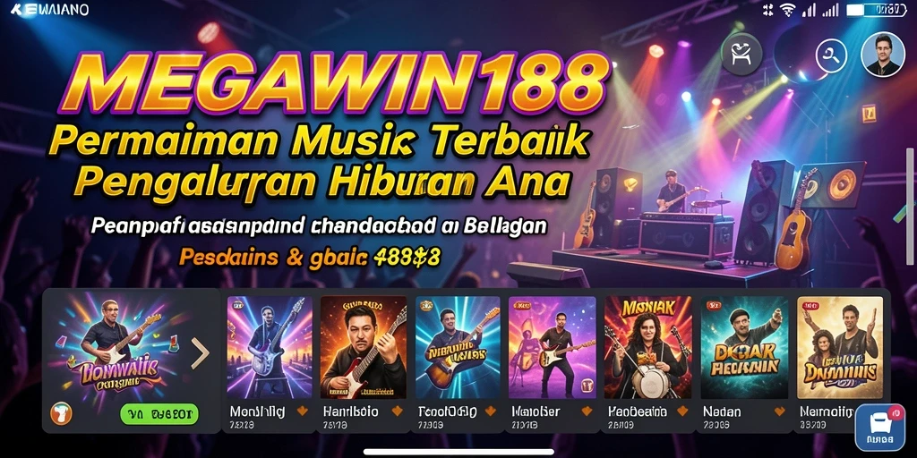 Tampilan gameplay seru dan penuh warna dari MEGAWIN188.
