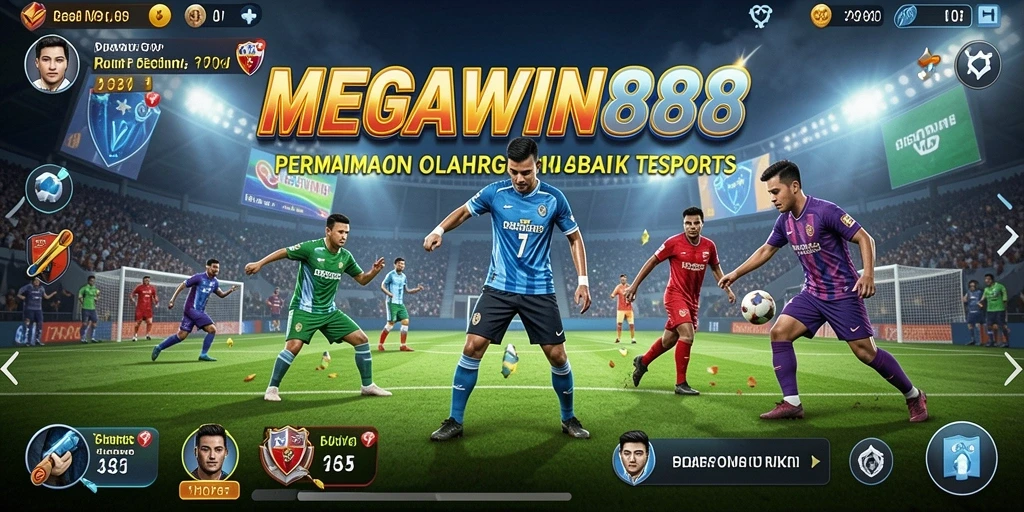 Tampilan screenshot gameplay MEGAWIN888 dengan aksi olahraga yang seru.