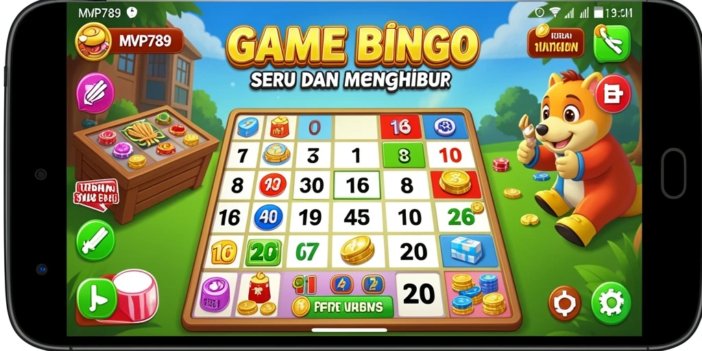 Tampilan gameplay Bingo yang seru dan interaktif di MVP789.