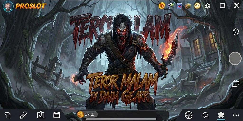Gameplay menegangkan dan suasana mencekam dalam PROSLOT.