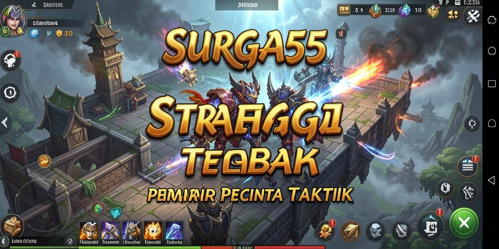 Tampilan gameplay SURGA55 yang mengesankan dengan strategi mendalam.